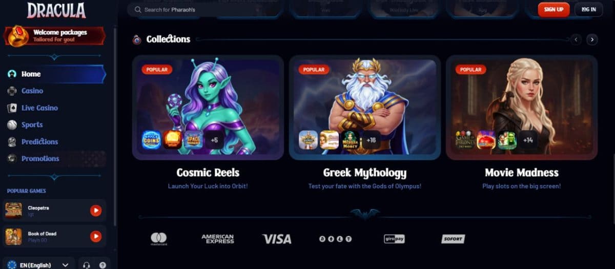 Dracula Online Casino - Slot Games, Roulette & Blackjack image 2